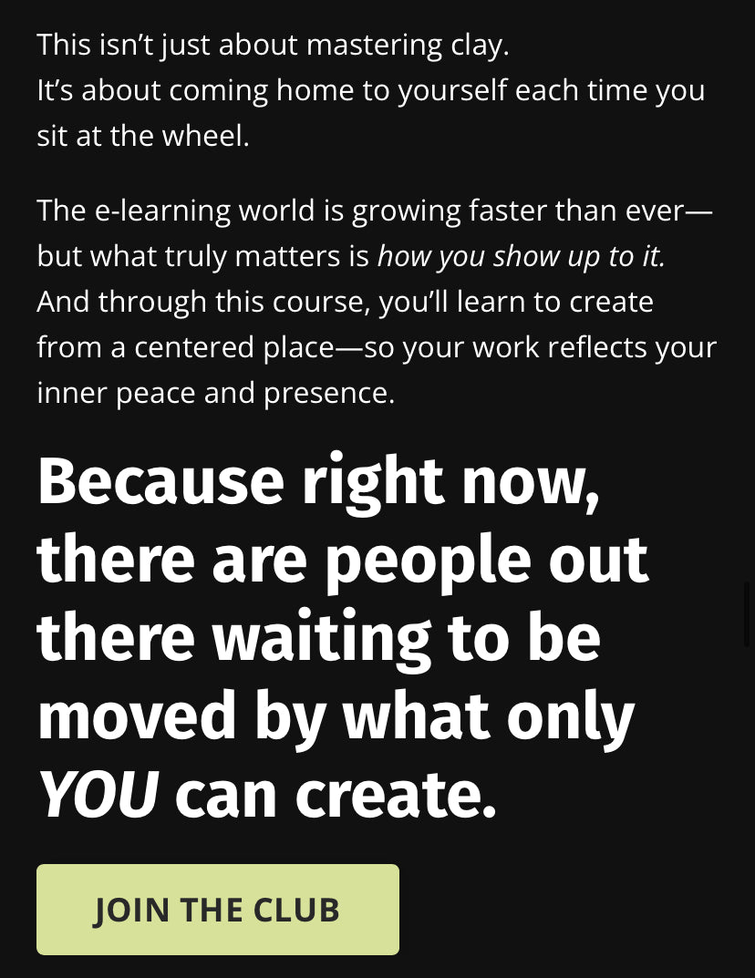 The Centered Ceramicist | An Unforgettable Journey